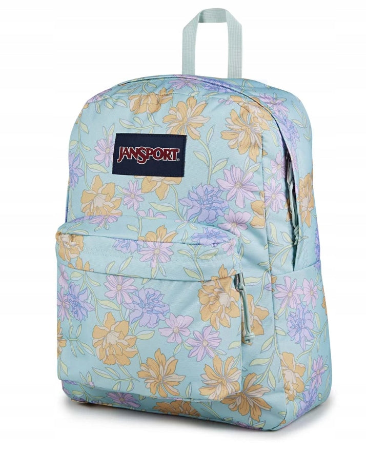 Backpack JanSport SuperBreak One Faded Floral Fresh Mint Brand JanSport