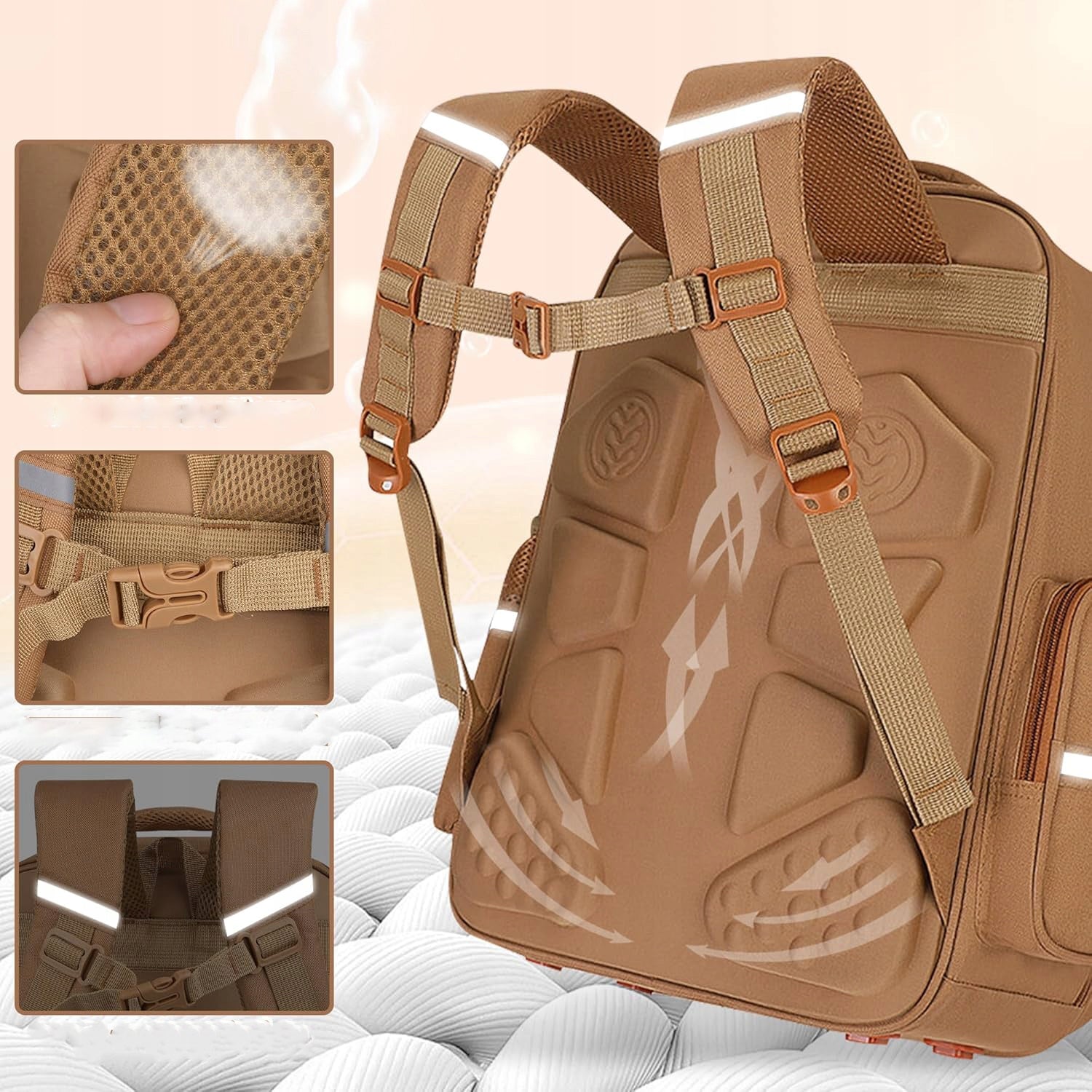 Backpack KAPIBARA children's school satchel for children to school LARGE A4 Packaging status original