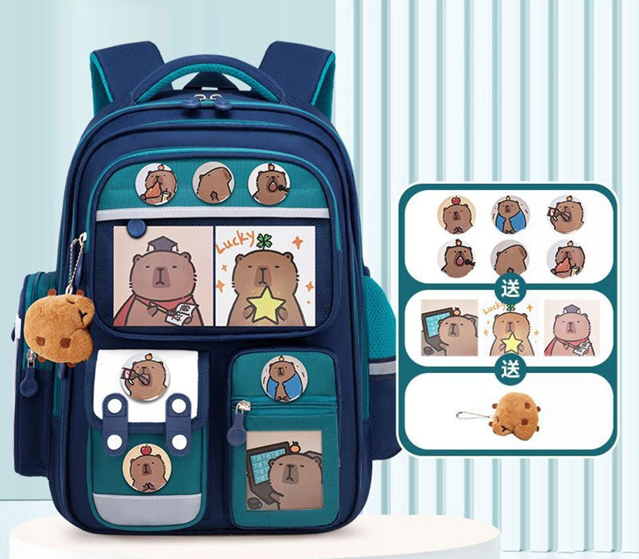Backpack KAPIBARA children's school satchel for school LARGE A4 Manufacturer code P0876