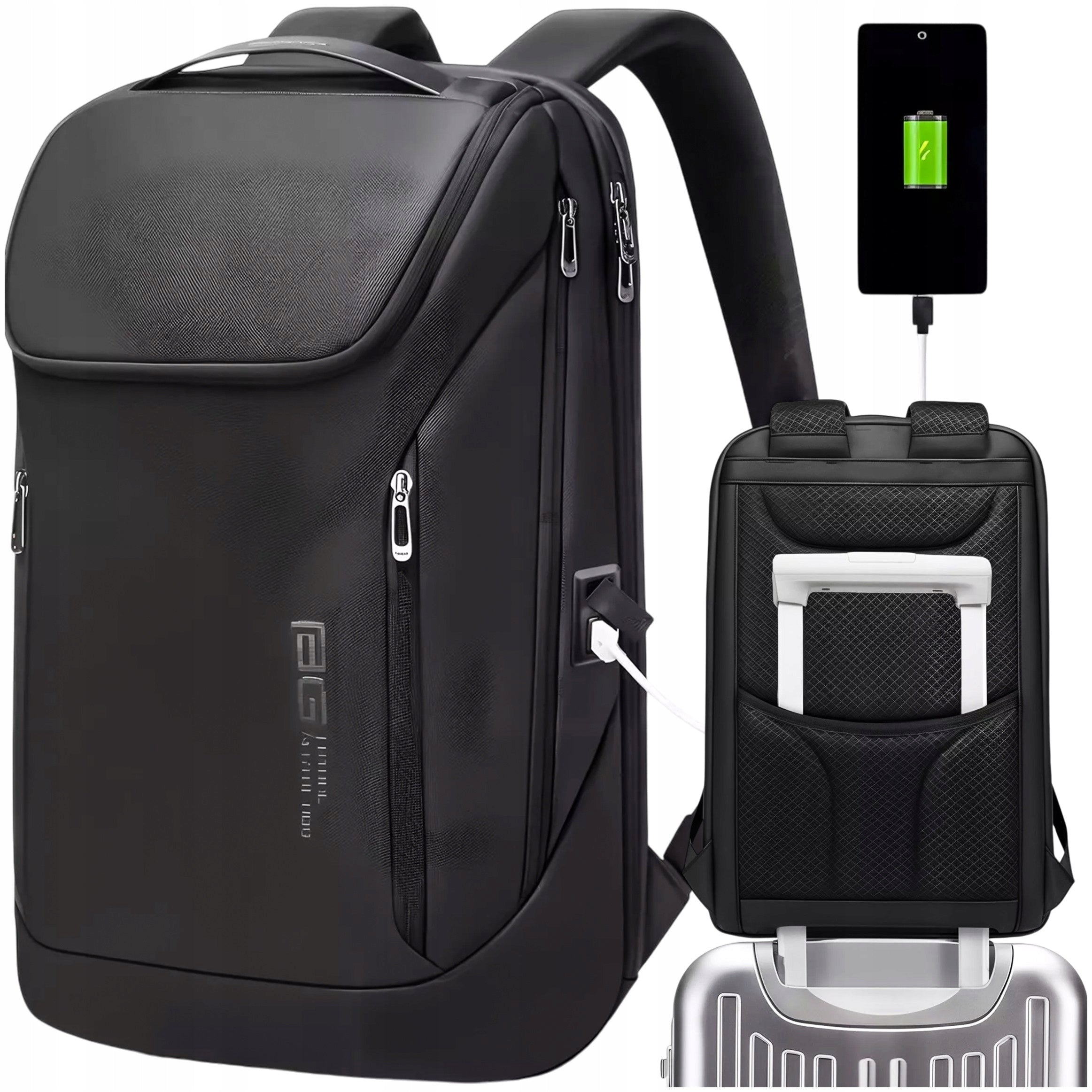 Backpack Laptop Bag Travel Handheld for Airplane Business Large with USB