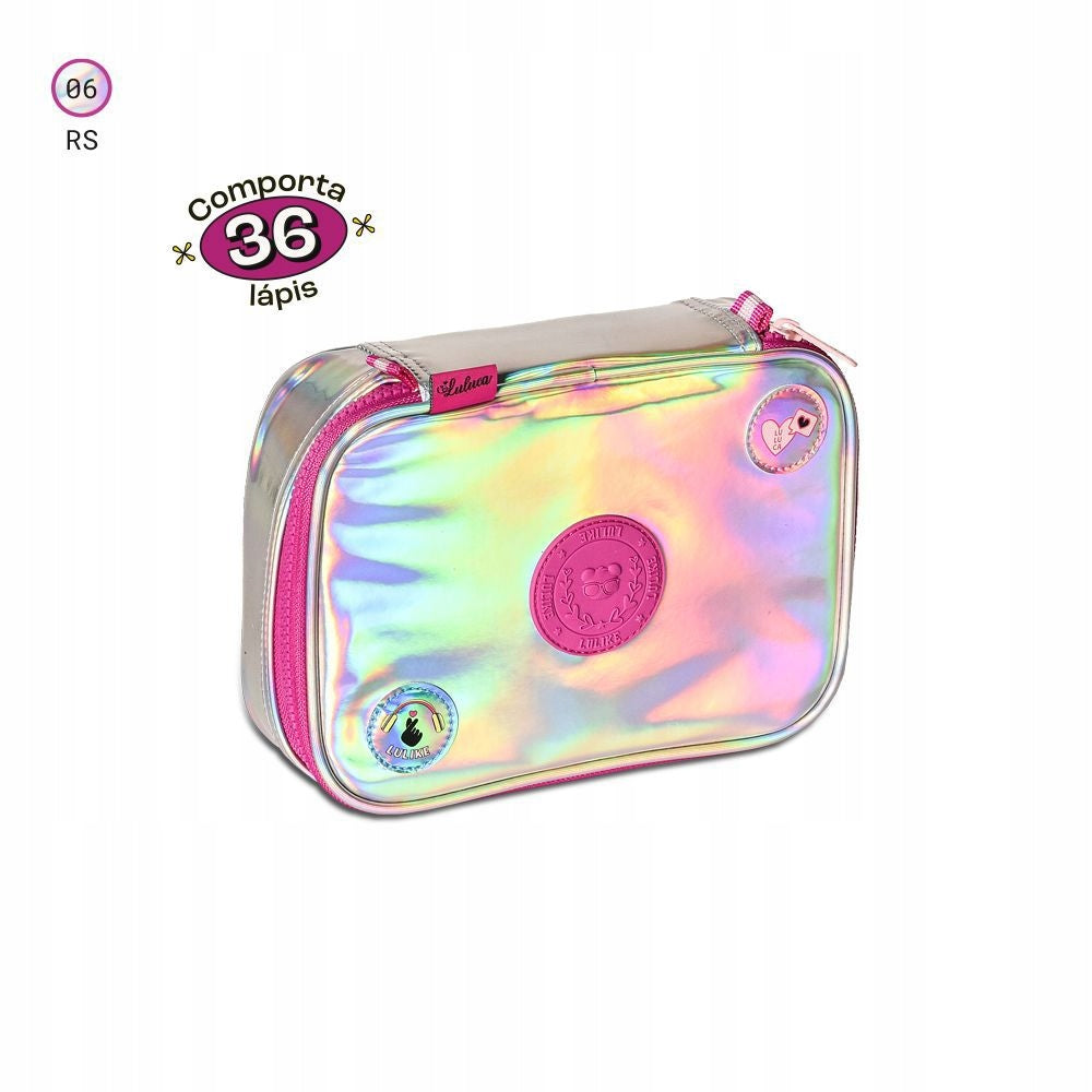 Backpack Luluca silver 20×24×12 cm