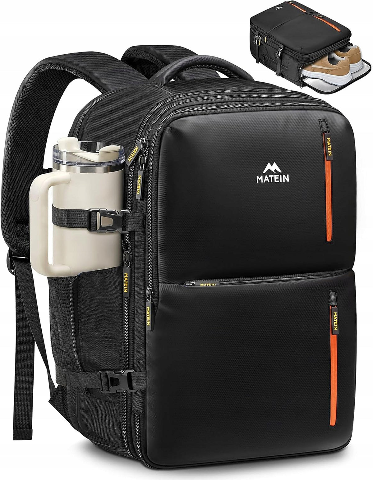 Backpack MATEIN Travel Expandable with Detachable Shoe Chamber 1746