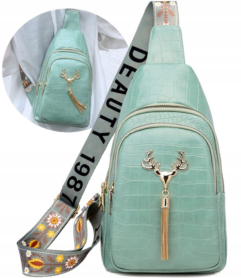 Backpack Mint Waterproof Women's Spacious Shoulder Bag Leather Bag Gender woman
