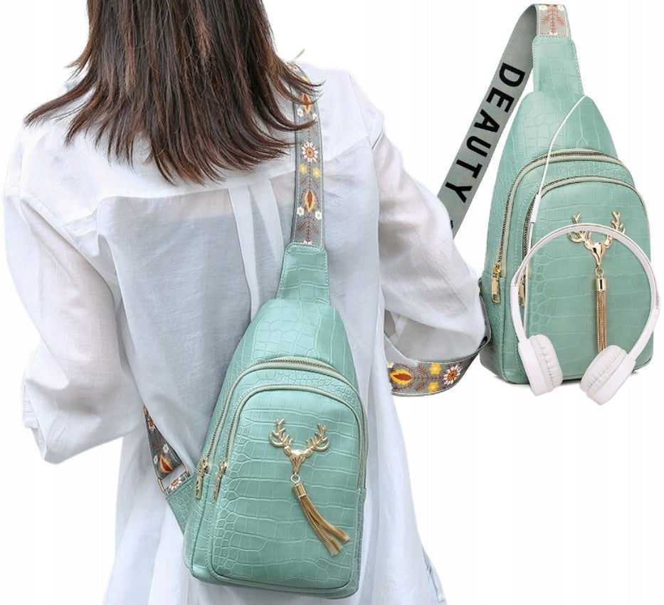 Backpack Mint Waterproof Women's Spacious Shoulder Bag Leather Bag