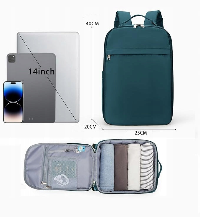 Backpack PAKKO Hand Luggage for Airplane Wizzair Rayanair 40x20x25 (T150) Brand no brand