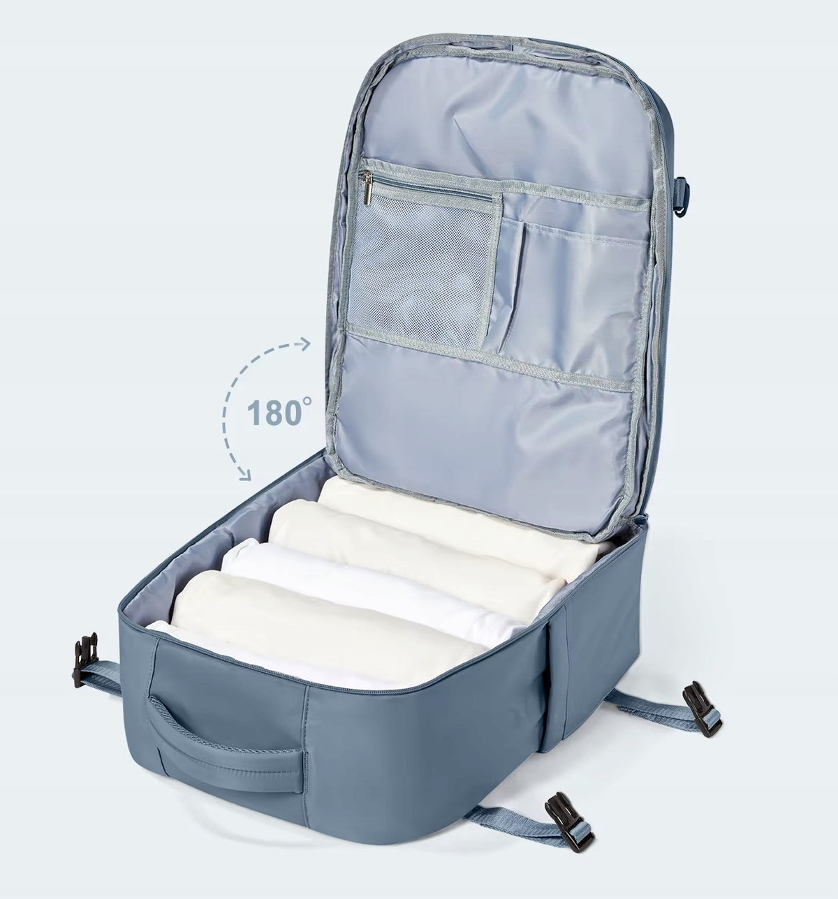 Backpack PAKKO Hand Luggage for Airplane Wizzair Rayanair 40x20x25 USB T130 EAN (GTIN) 5903794634947
