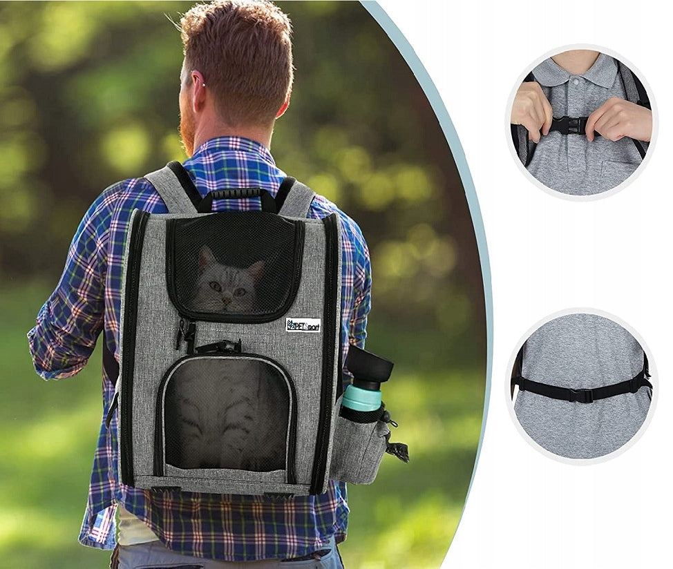 Backpack Pecute 34 cm x 28 cm x 44 cm black Kind backpack
