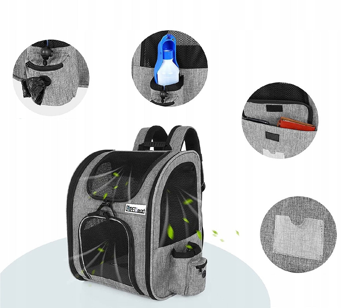 Backpack Pecute 34 cm x 28 cm x 44 cm black Product width 34 cm