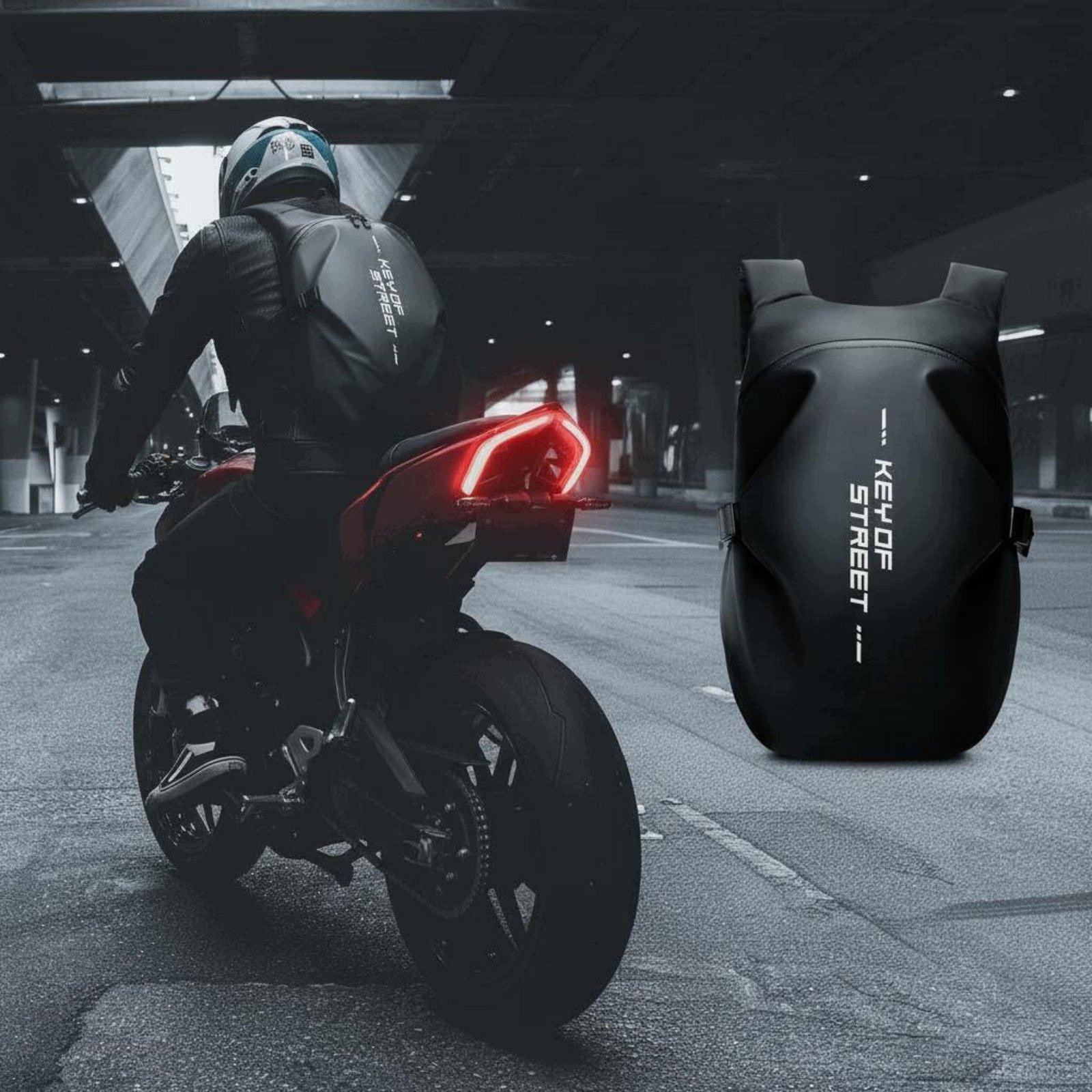 Backpack Reflective Waterproof Riding Backpack Ergonomic Design Waterproof Packaging status original