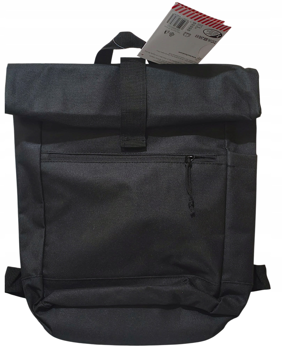 Backpack Rolltop universal black 16-21l