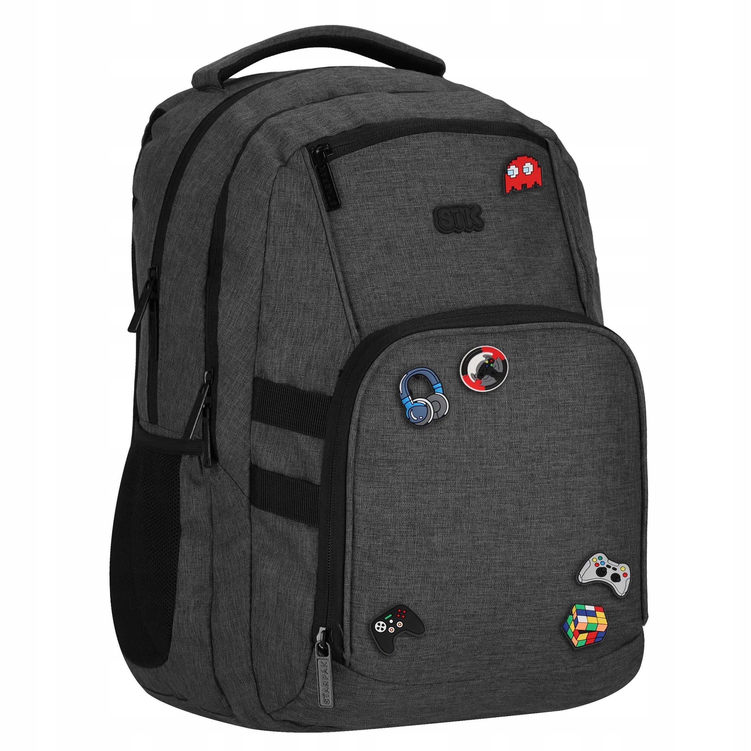 Backpack Sport Melange grey with pins STARPAK 585725 Brand Starpak