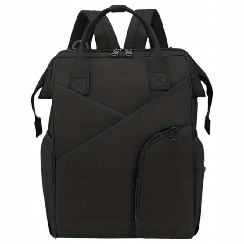 Backpack Stroller Bag BLACK Spacious Large A4 for School Work Walk Brand Likado