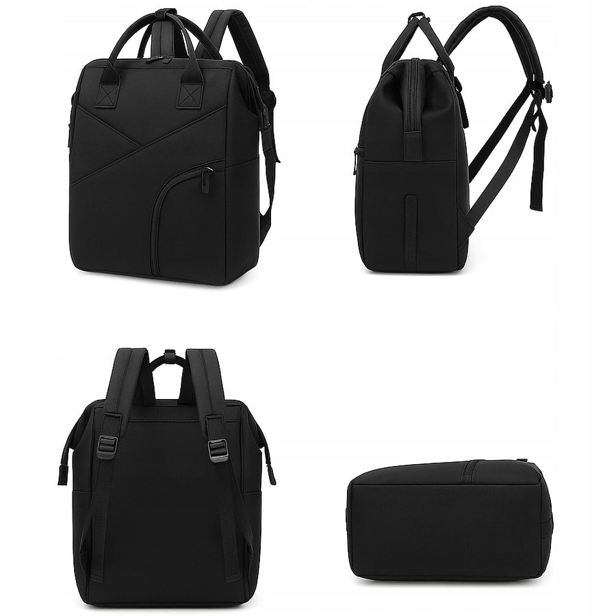 Backpack Stroller Bag BLACK Spacious Large A4 for School Work Walk EAN (GTIN) 5905902613059