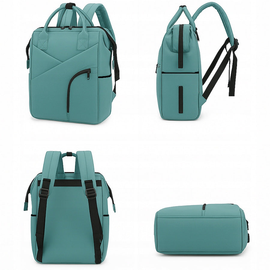 Backpack Stroller Bag Green Sea Spacious Large A4 for School Work Walk Brand Likado