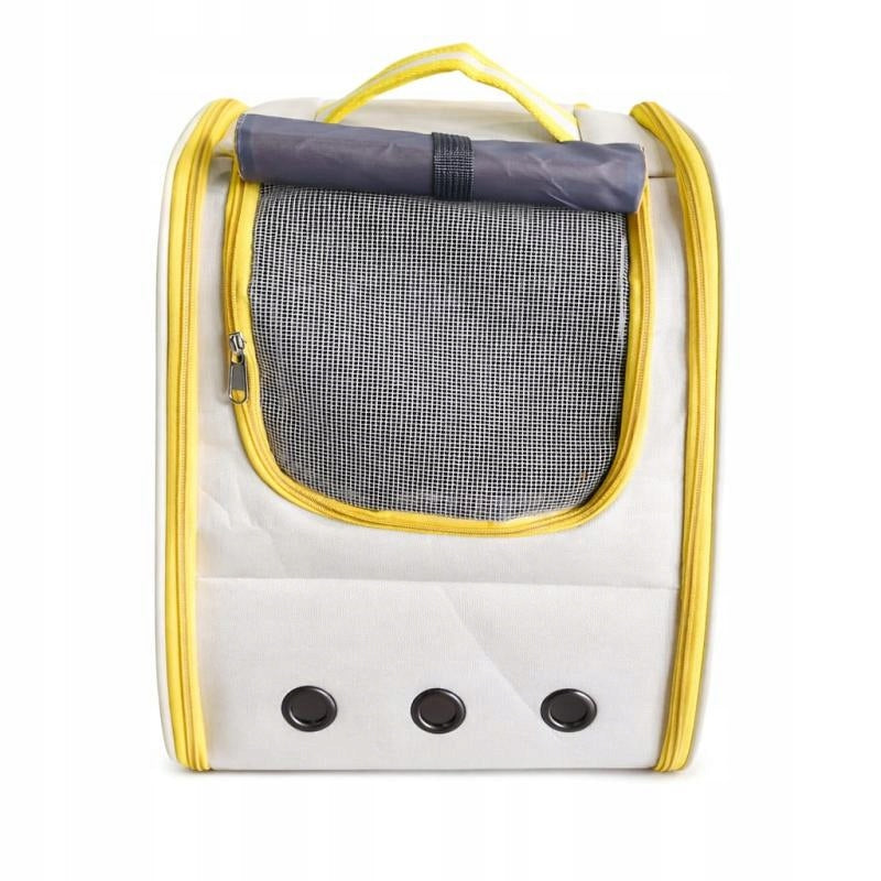 Backpack Transporter For Cat and Small Dog HELLO CAT Colour Yellow up to 7,5 kg Manufacturer code Plecak Transporter