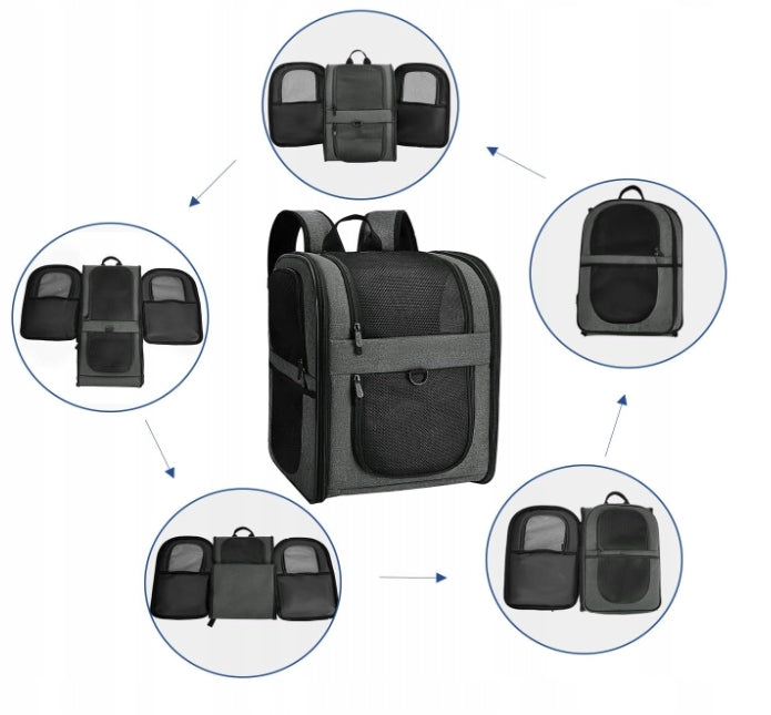 Backpack Transporter for Cat Dog Bag Portable Breathable Lightweight Strong Kind backpack