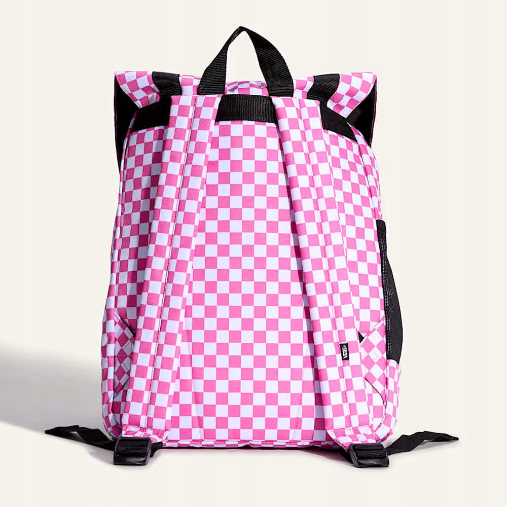 Backpack Vans Utility Checkerboard Pink Fizz pink VN000PSFFRQ + pencil case Brand Vans