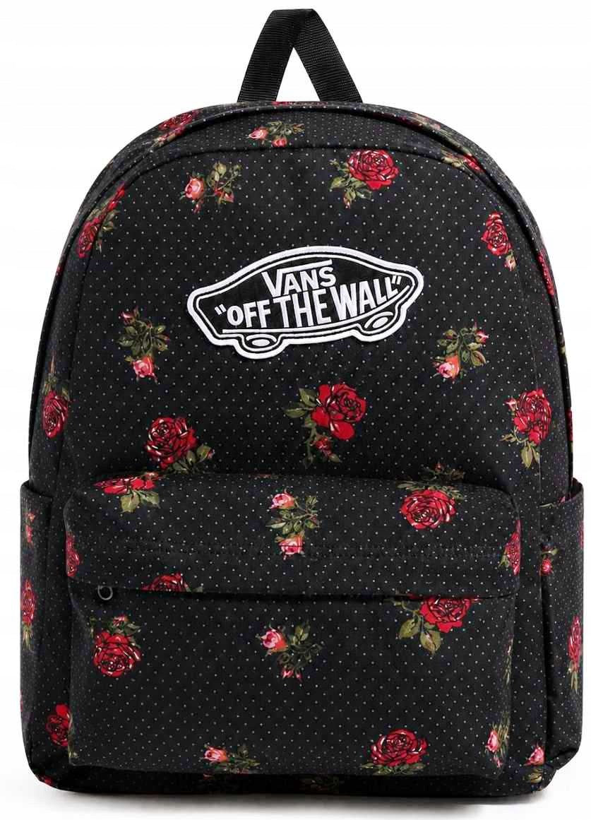 Backpack Vans original roses flowers