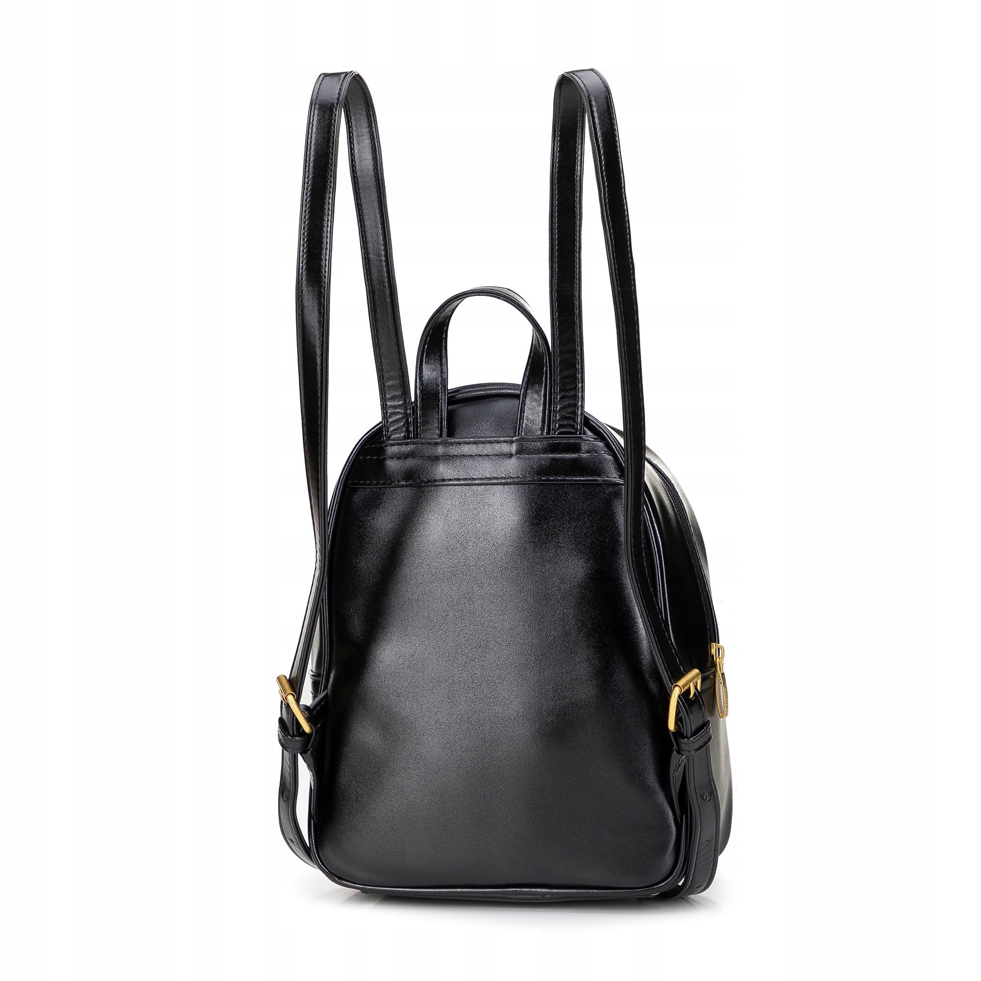 Backpack WITTCHEN women's eco leather 101-4Y-425-1G black and gold Brand WITTCHEN