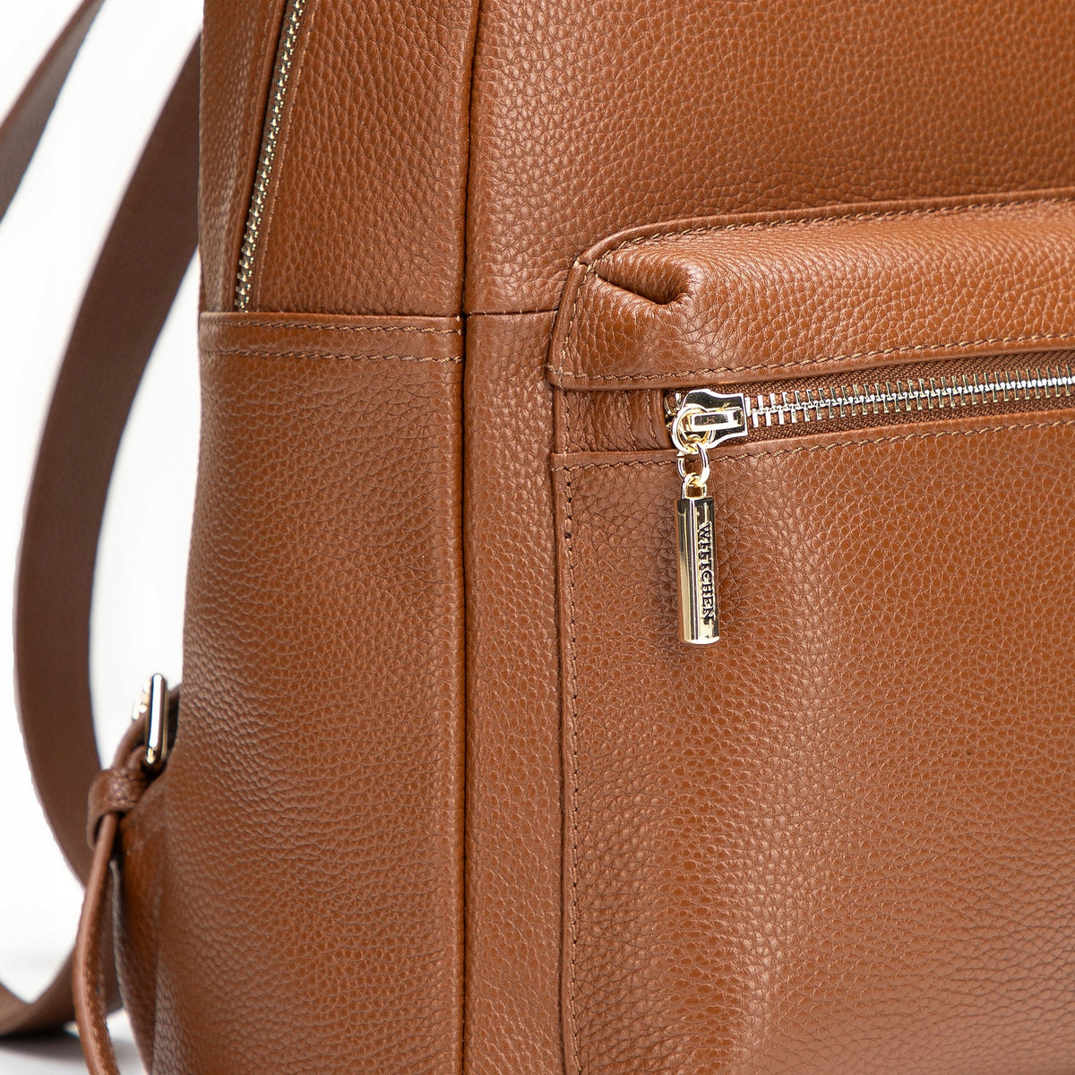 Backpack WITTCHEN women's large genuine leather 102-4E-621-5 light brown Manufacturer code 102-4E-621-5