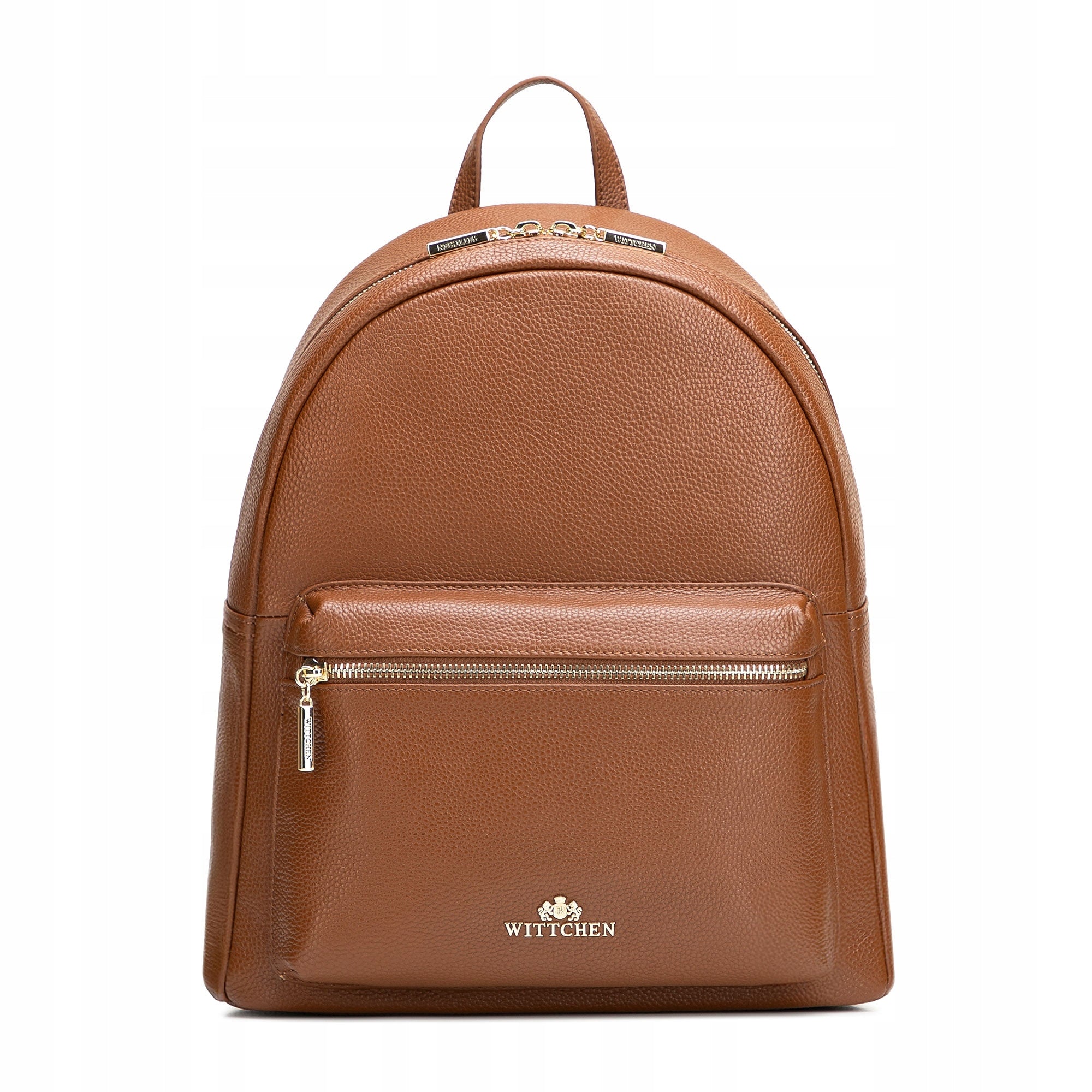 Backpack WITTCHEN women's large genuine leather 102-4E-621-5 light brown