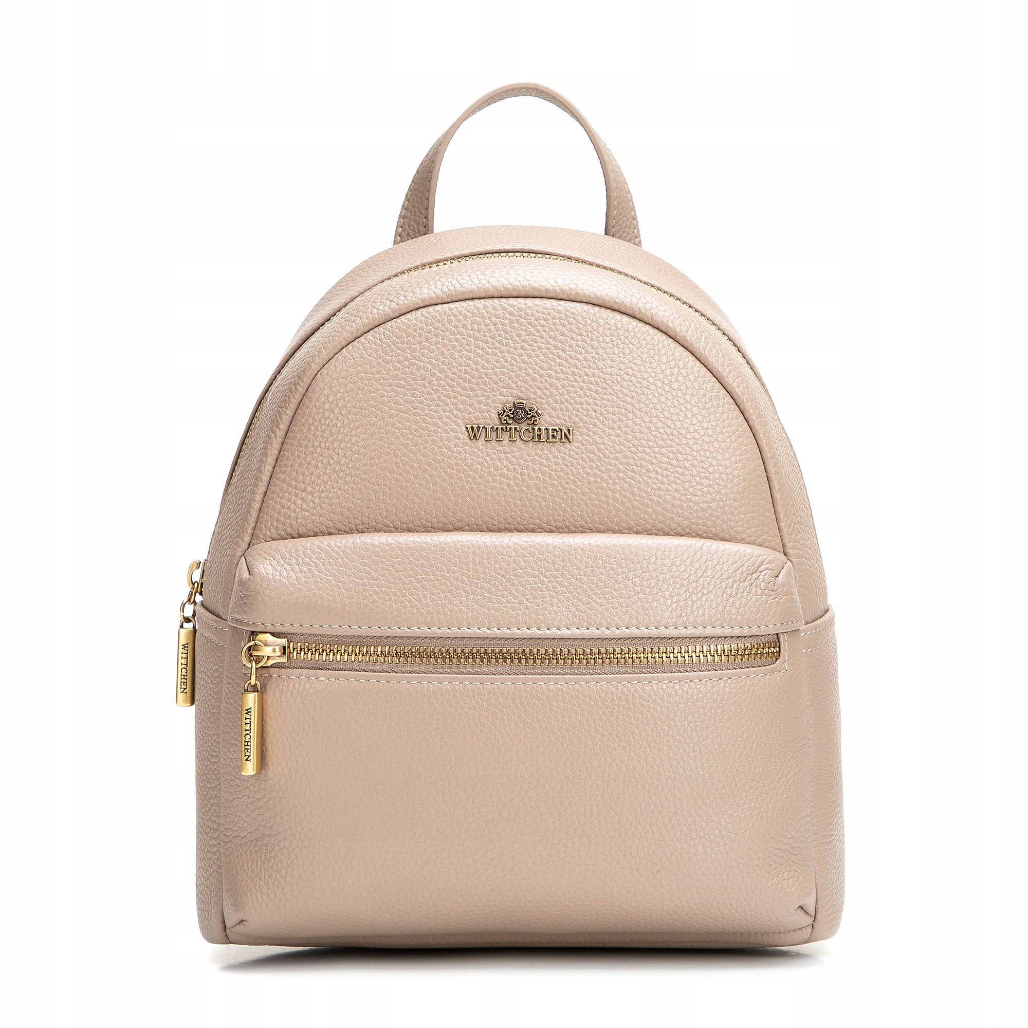 Backpack WITTCHEN women's small genuine leather 102-4E-623-9 beige