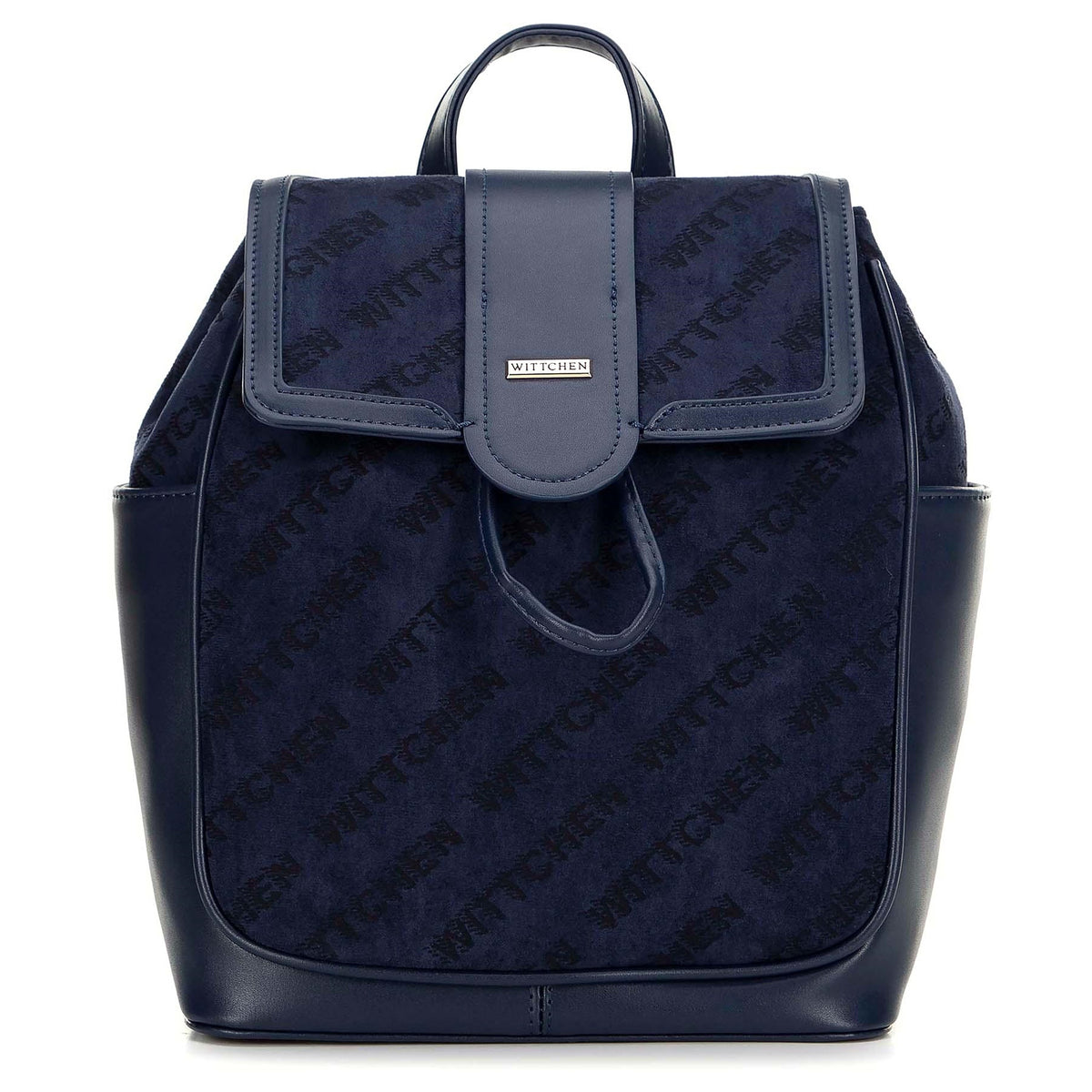 Backpack Wittchen Young 99-4Y-519-7 navy blue with eco-leather