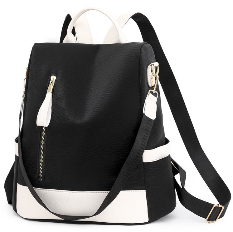Backpack Women's Backpack Bag Black White 2in1 Anti-Theft Elegant Packaging status original