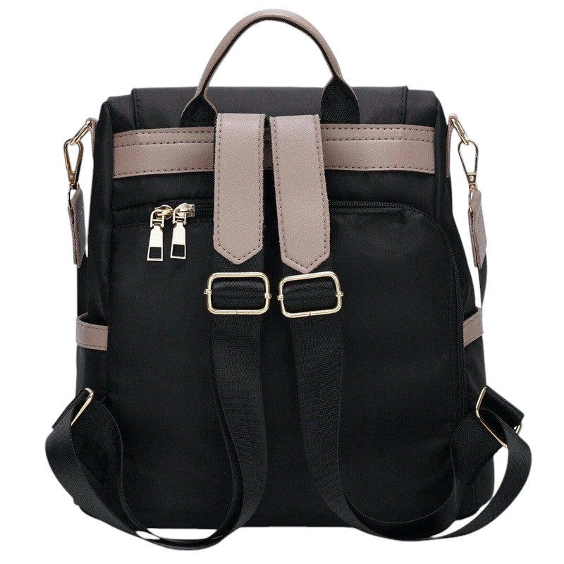 Backpack Women's Bag BLACK 2in1 Backpack Anti-Theft Keychain Pompon Brand Likado