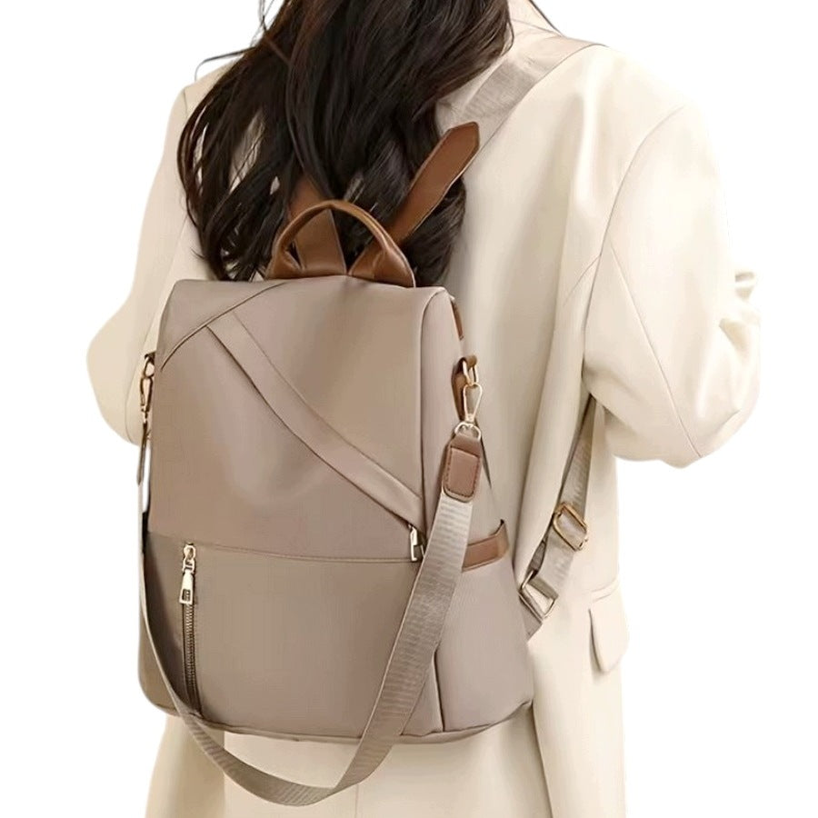 Backpack Women's Bag Cream Beige 2in1 Anti-Theft Urban Backpack Packaging status original