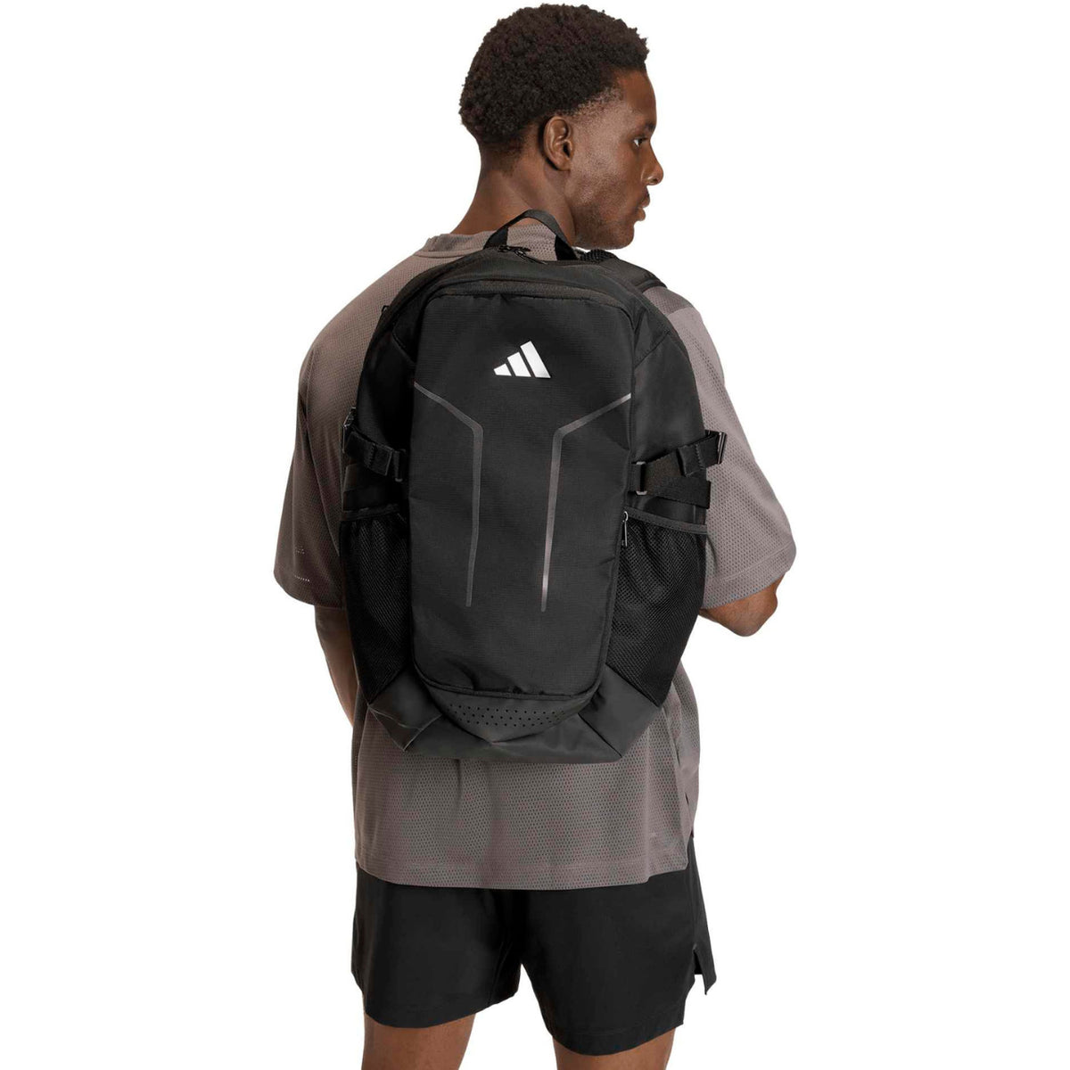 Backpack adidas PrimeLift black school sports 27L chest strap JZ7086