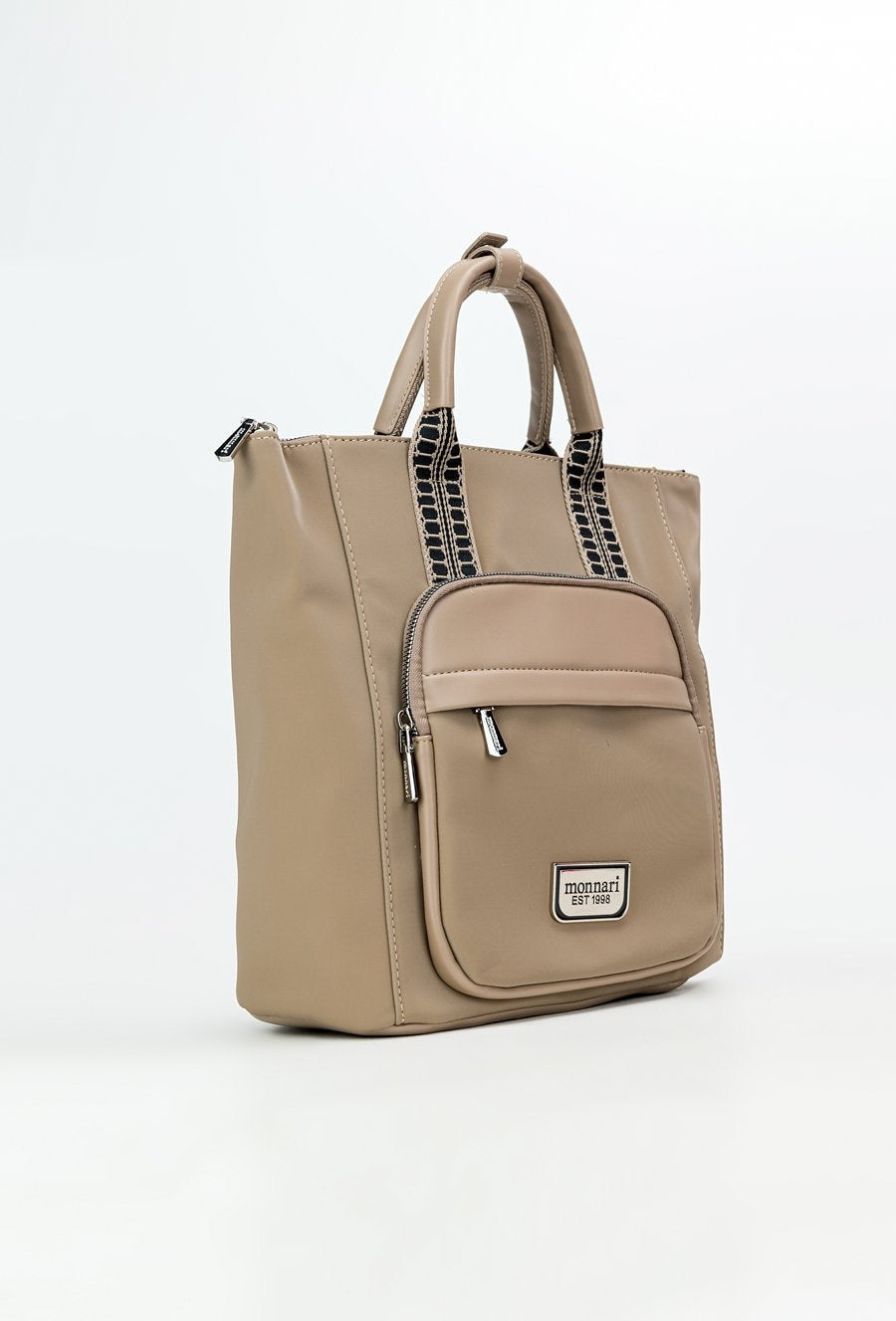 Backpack-bag 2 in 1 women's Monnari BAG1980-015 beige Brand Monnari