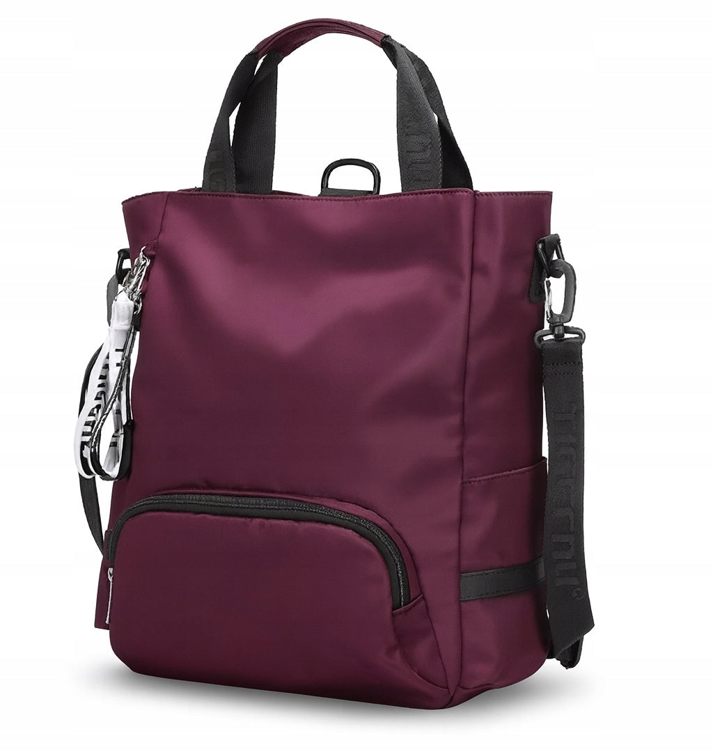 Backpack bag 2in1 TIGERNU modern waterproof BURGUNDY (T116)