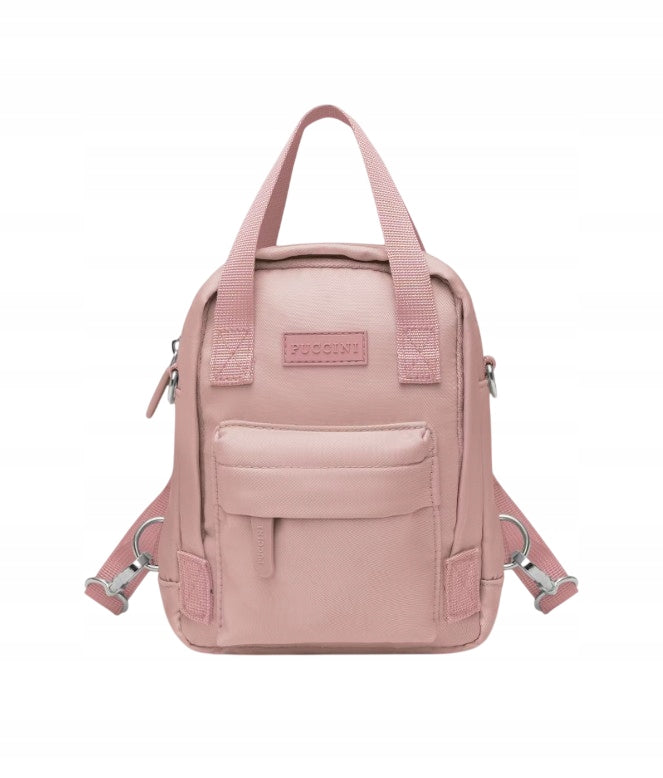 Backpack / bag 2in1 mini PUCCINI Joy Collection PM9038-3C Powder pink 1,5L Brand PUCCINI