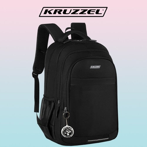 Backpack black 22L Oxford 600D, ergonomic shoulder straps Brand Kruzzel