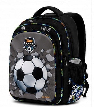Backpack black with football Packaging status original