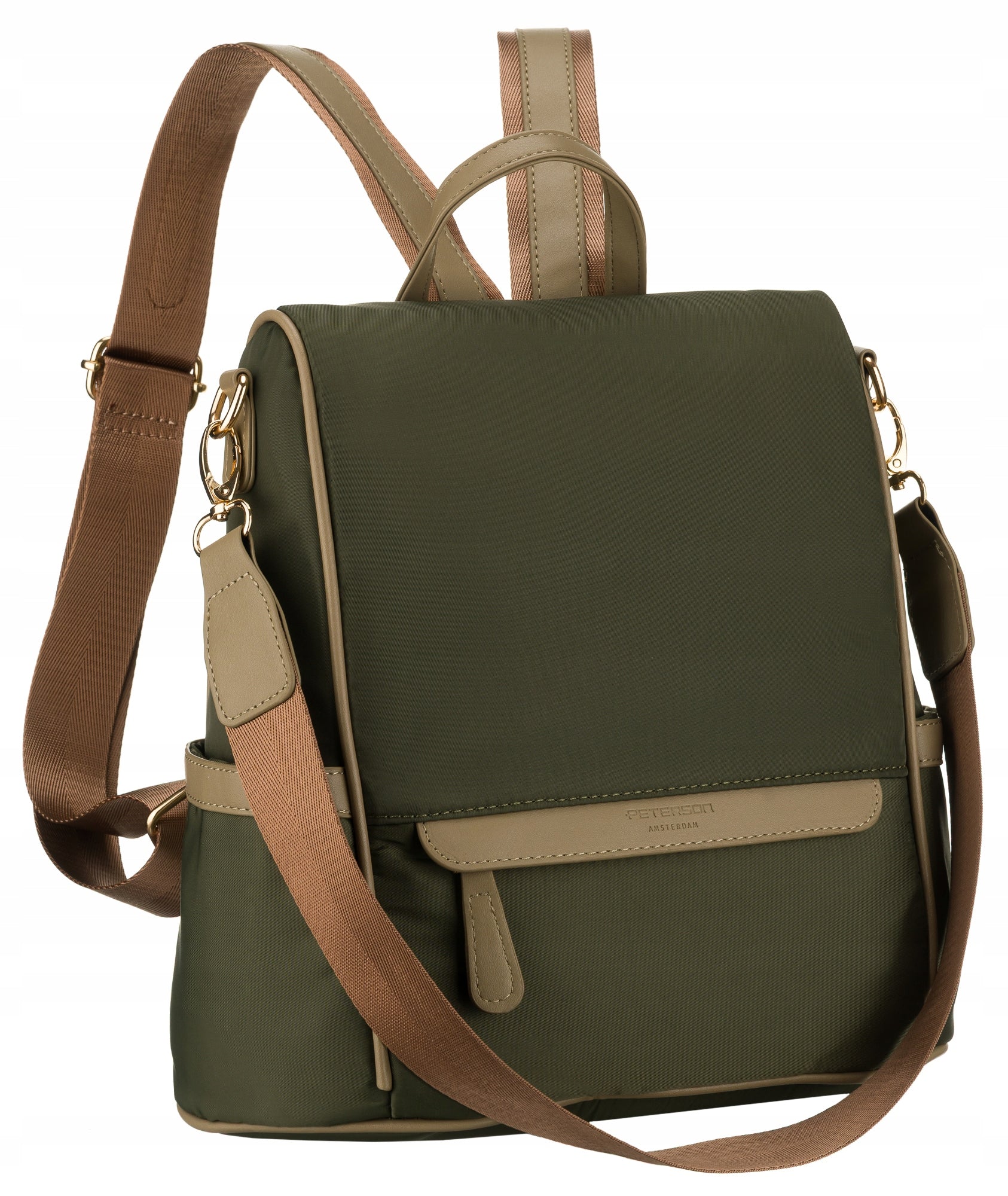 Backpack city bag women's roomy backpack fashionable safe Peterson