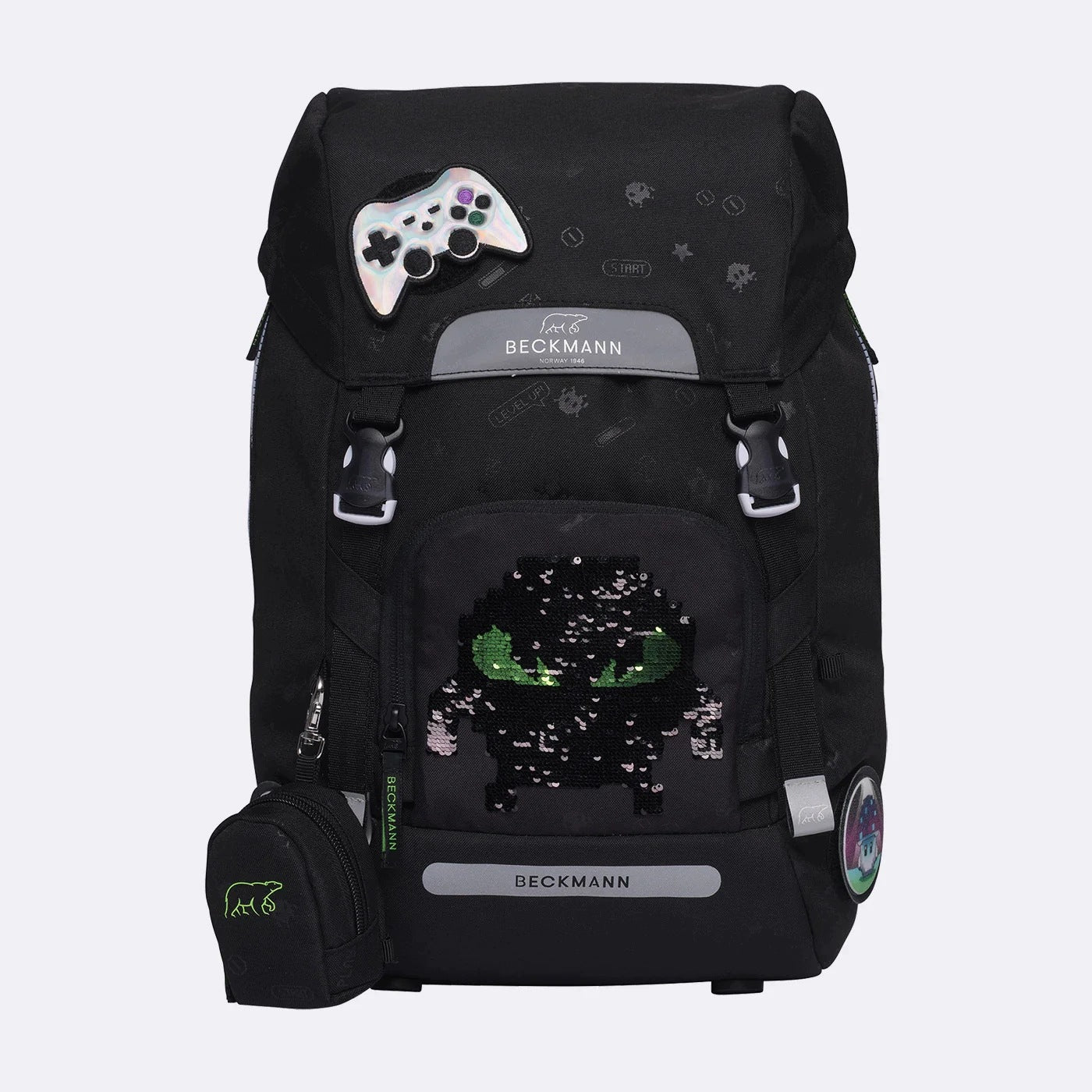 Backpack, ergonomic backpack Classic Maxi - Pixel Color multicolor