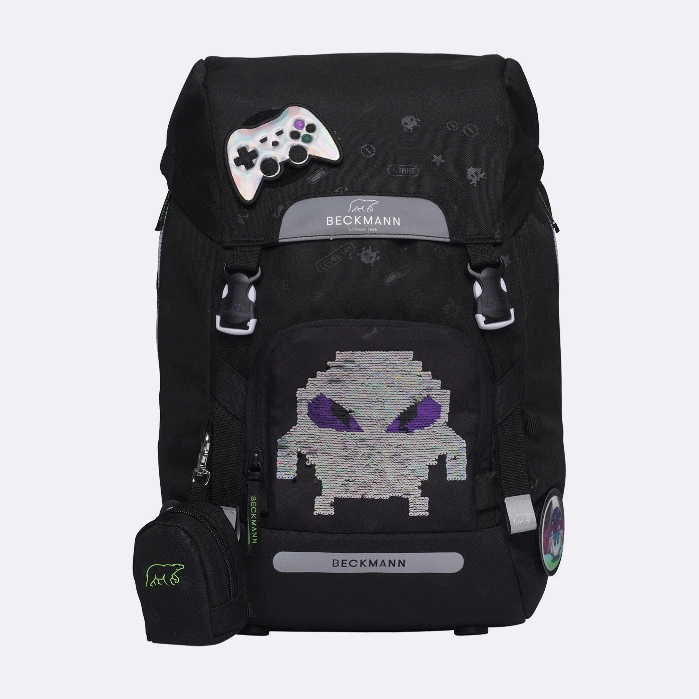 Backpack, ergonomic backpack Classic Maxi - Pixel