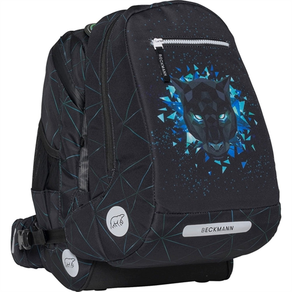 Backpack, ergonomic backpack, classic set of 7 elements, Panther Color multicolor