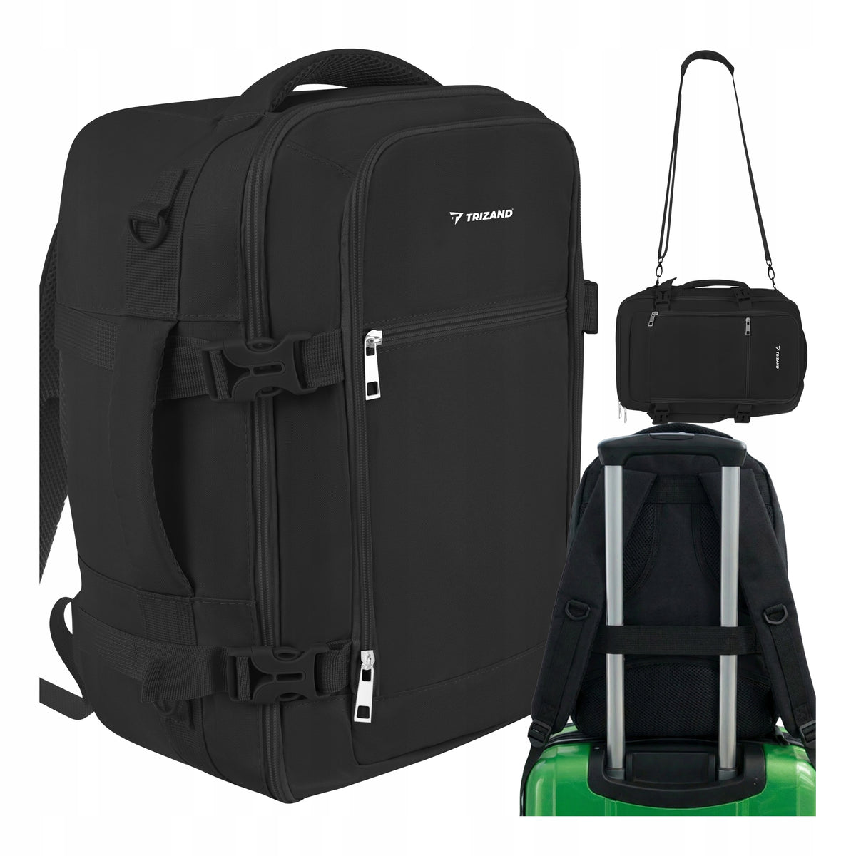 Backpack for Airplane Hand Luggage 40x20x25cm Travel Cabin Lightweight Bag