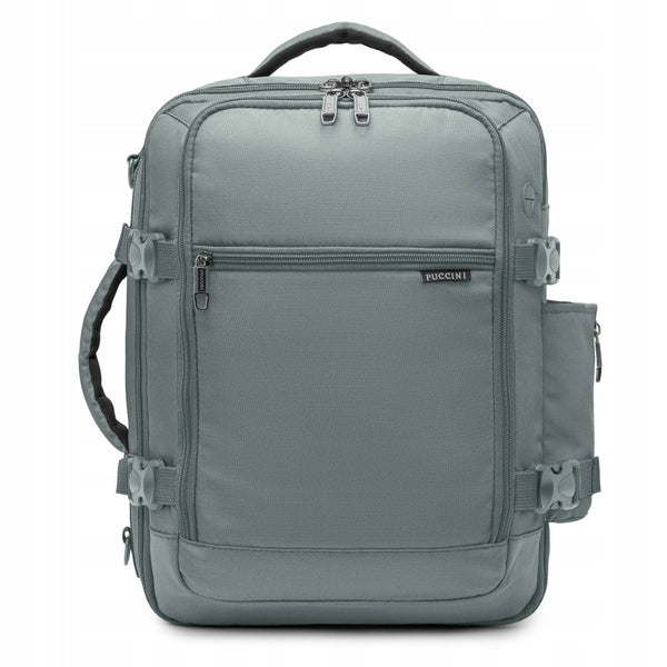 Backpack for airplane PUCCINI PM90172 green, hand luggage 40x30x20cm