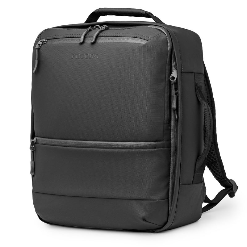 Backpack for airplane Puccini PM90361 black hand luggage Wizzair/ Ryanair Packaging status original