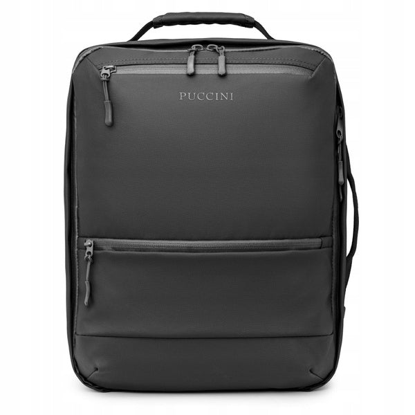 Backpack for airplane Puccini PM90361 black hand luggage Wizzair/ Ryanair