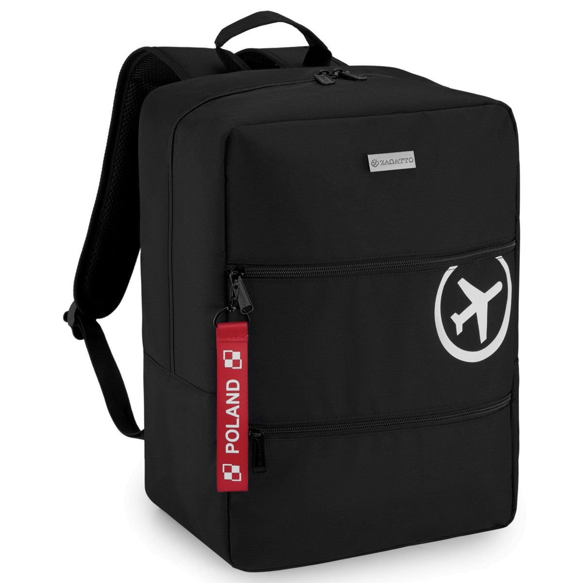 Backpack for airplane RYANAIR 40x30x20 cabin tourist luggage ZAGATTO