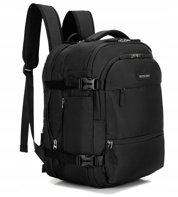 Backpack for airplane WITTCHEN 56-3S-018 black 40x30x20 for Wizz Air Brand WITTCHEN