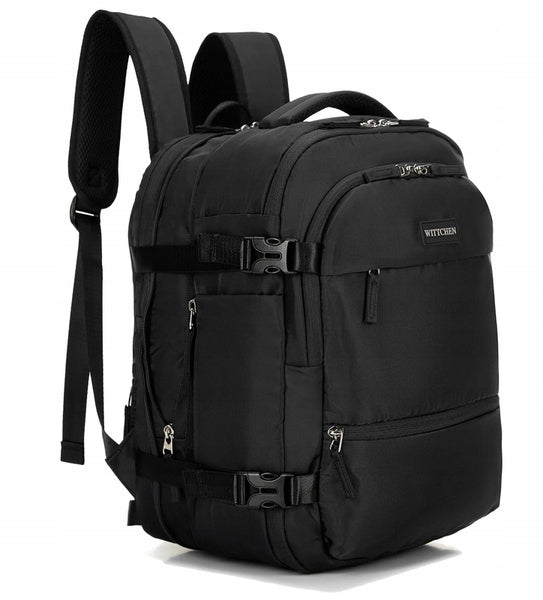 Backpack for airplane WITTCHEN 56-3S-018 black 40x30x20 for Wizz Air