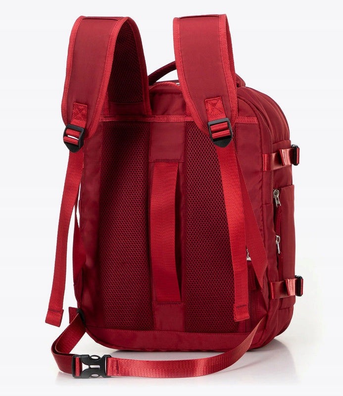 Backpack for airplane WITTCHEN 56-3S-018 red 40x30x20 for Wizz Air Gender unisex
