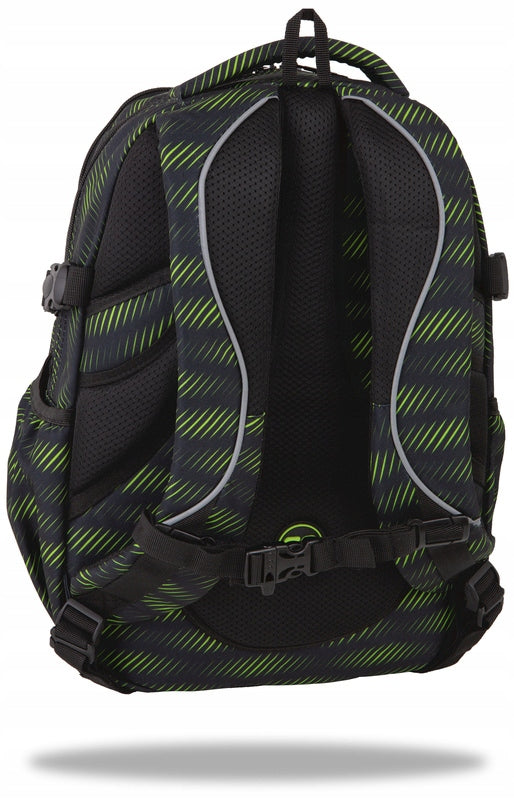Backpack for grades 4-8 youth Factor Limeh CoolPack black and green Manufacturer code F002906