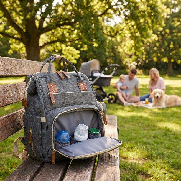 Backpack for mom for stroller Peterson mommy bag waterproof roomy pocket Packaging status original
